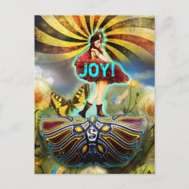 Karneval Fairy Postcard Postkarte