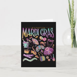 Karneval Feiertag Lustig Louisiana  Karte