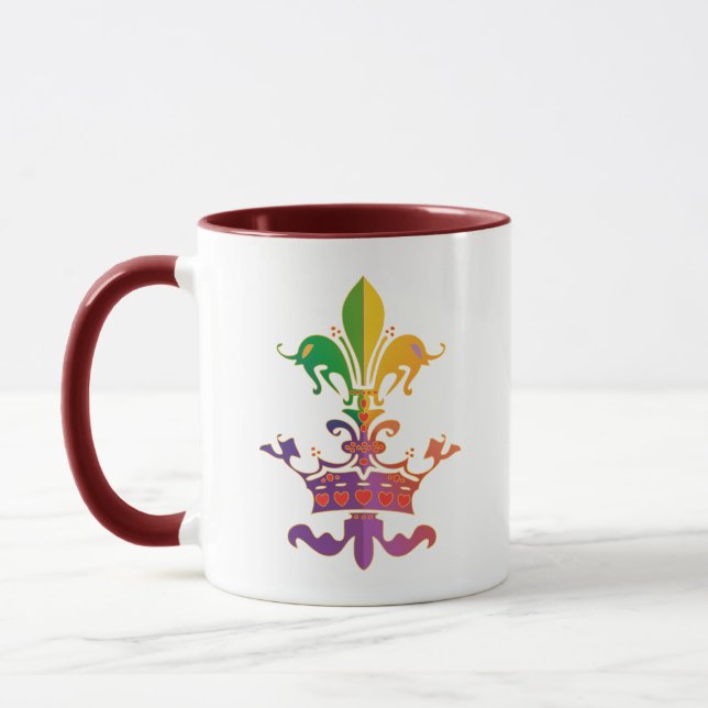 Karneval Fleur de Crown Tasse (Links)