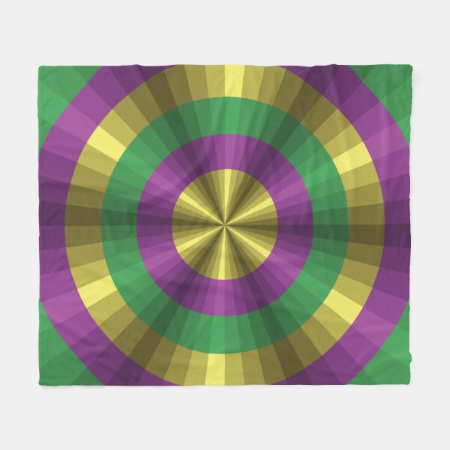 Karneval-Illusions-Fleece-Decke Fleecedecke (Vorderseite (Horizontal))
