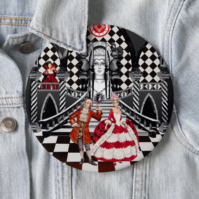 Karneval in einem magischen Land Button (Beispiel)