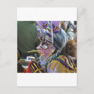 Karneval in Oruro, Bolivien Postkarte