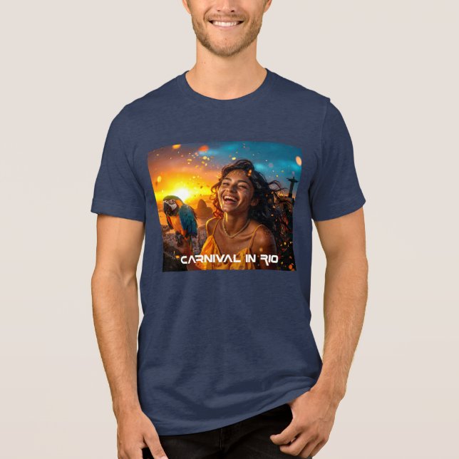 KARNEVAL IN RIO Tri-Blend SHIRT (Vorderseite)