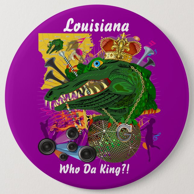 Karneval-Karnevals-Ereignis sehen bitte Button (Vorderseite)