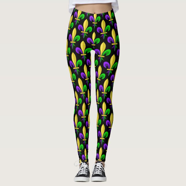 Karneval-Karnevals-Lilie Leggings (Vorderseite)