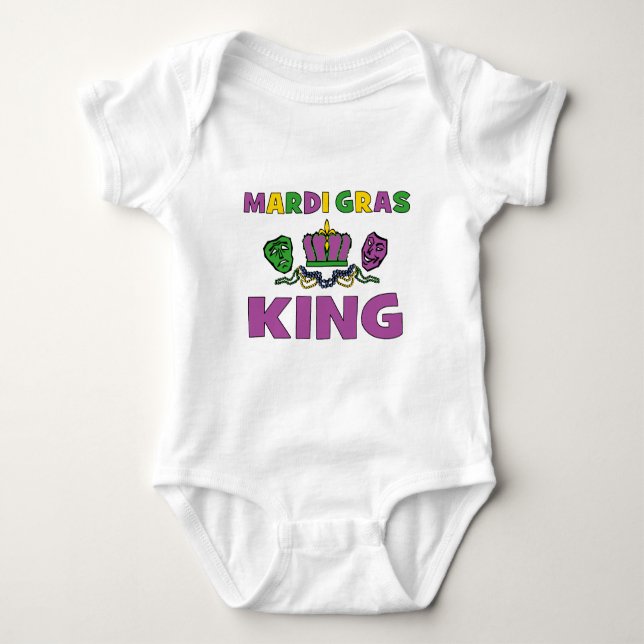 Karneval-König Baby Strampler (Vorderseite)