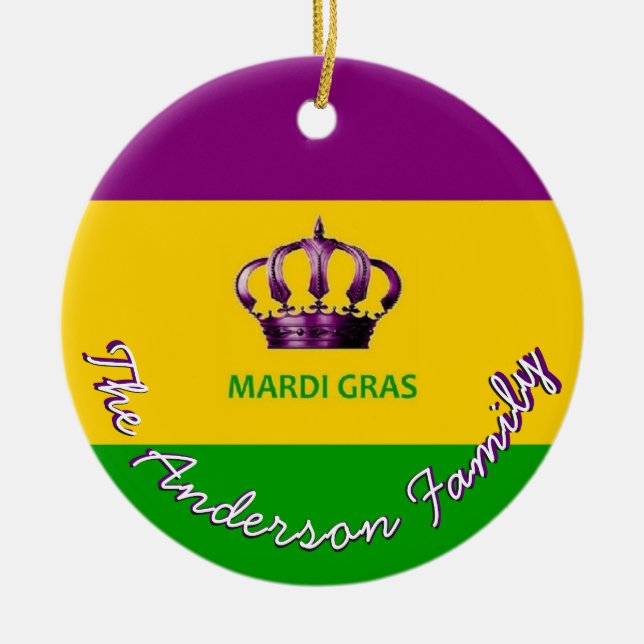 Karneval-kundenspezifische Verzierung mit hinterer Keramik Ornament (Vorne)
