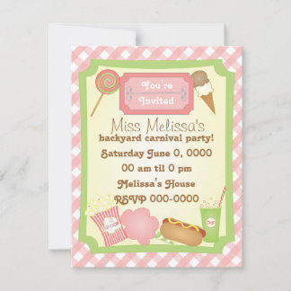 Karneval-Leckereien Einladung