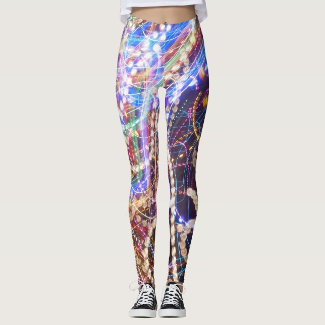 Karneval-Leggings entworfen vom Künstler C.L. Leggings (Vorderseite)