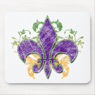 Karneval-LilieGrunge Mousepad