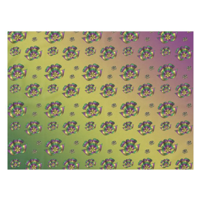 Karneval-Masken-Tischdecke Tischdecke (Vorderseite (Horizontal))