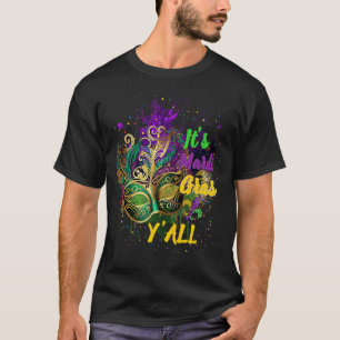 Karneval Masquerade Maske Mardi Gras Yall Cool T-Shirt