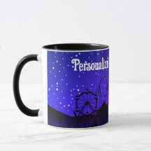 Karneval Nacht Sommermesse schwarz blau