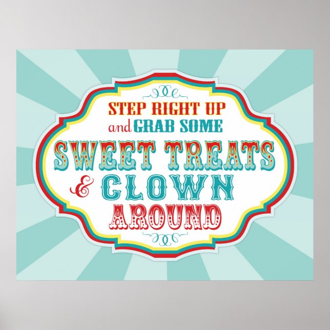 Karneval oder Circus Poster (Vorne)