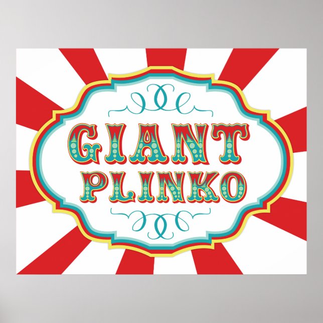 Karneval oder Circus Poster (Vorne)