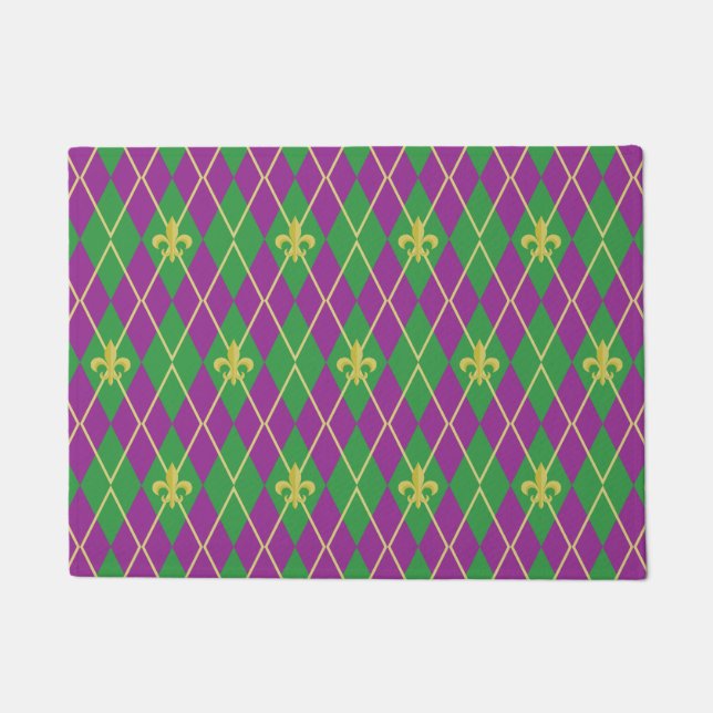 Karneval Raute Doormat Fußmatte (Vorderseite)