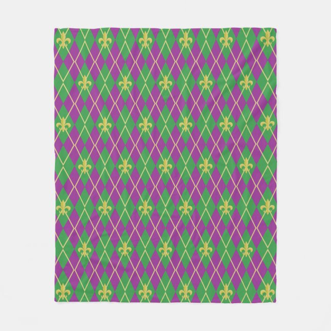 Karneval Raute Fleece Blanket (Vorderseite)