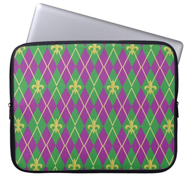 Karneval-Raute Laptopschutzhülle (Vorderseite)
