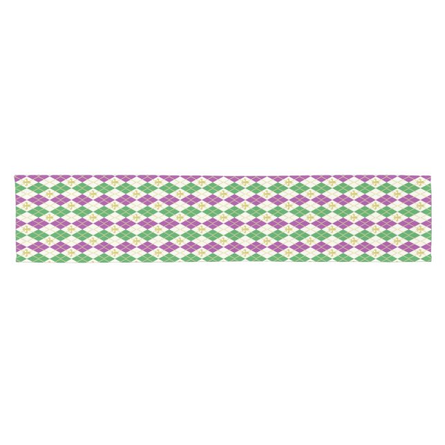 Karneval-Rauten-Tabellen-Läufer Kurzer Tischläufer (Horizontal)
