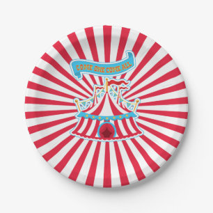 Karneval u. Zirkus-Party kommen man kommen alle, Pappteller