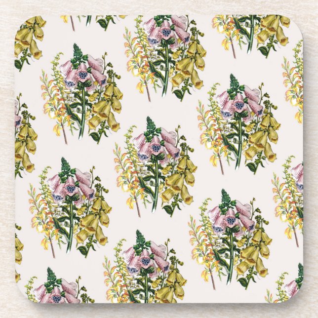 Karneval von Blume Getränkeuntersetzer (Vorderseite)