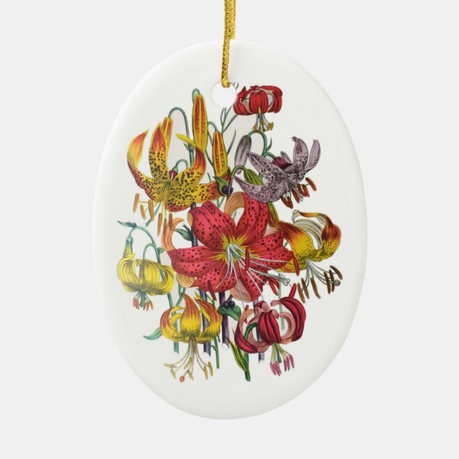 Karneval von Blume Keramikornament (Vorne)