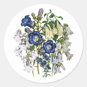 Karneval von Blume Runder Aufkleber