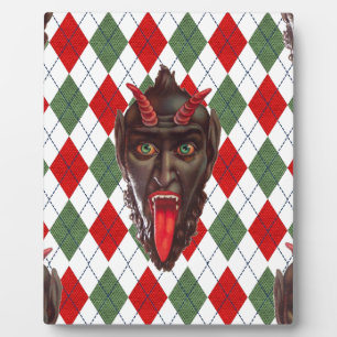 Karneval Weihnachten Krampus Fotoplatte