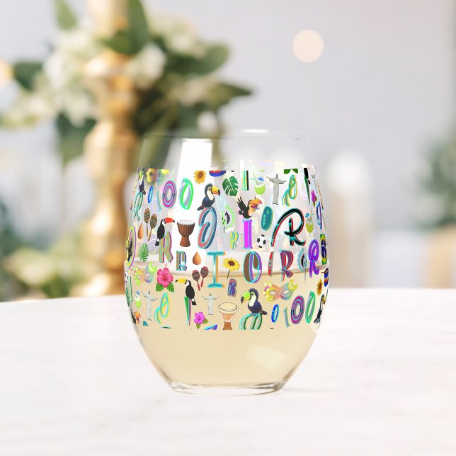 Karneval Weinglas Ohne Stiel (Insitu (Hochzeit))