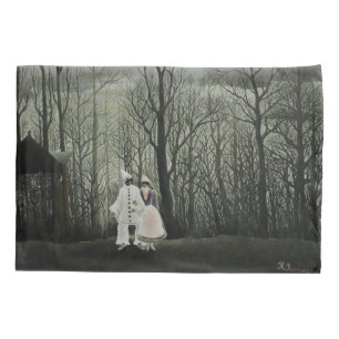 Karnevalabend, Henri Rousseau Ölgemälde 1886 Kissenbezug