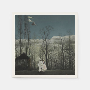 Karnevalabend, Henri Rousseau Ölgemälde 1886 Serviette
