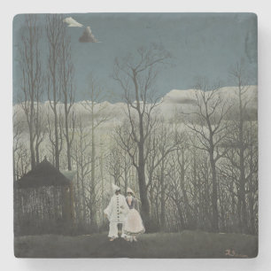 Karnevalabend, Henri Rousseau Ölgemälde 1886 Steinuntersetzer