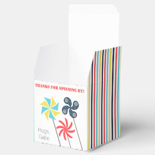 Karnevalpinwheel-Bevorzugungs-Kasten Geschenkschachtel