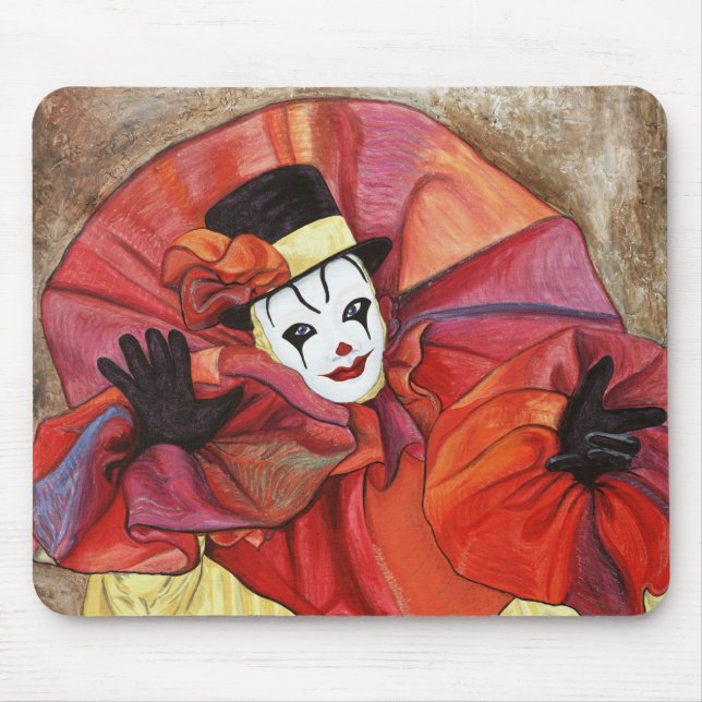 Karnevals-Clown Mousepad (Vorne)