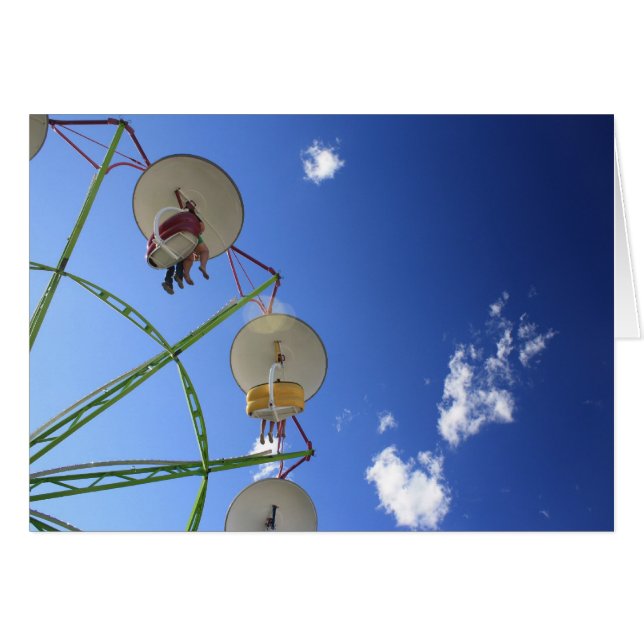 Karnevals-Fahrleere Karte (Vorderseite (Horizontal))