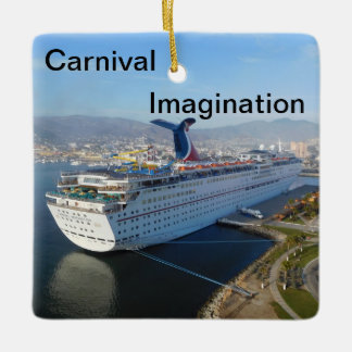Karnevals-Fantasie-Kreuzschiff-Verzierung Keramikornament