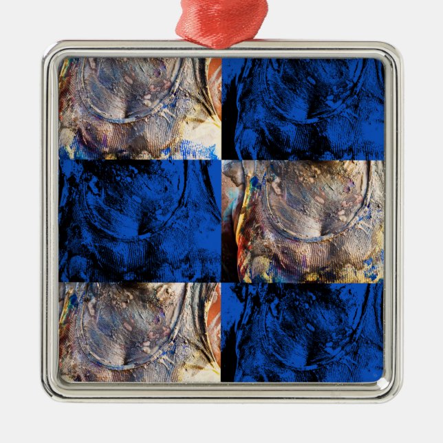 Karnevalskiste Ornament Aus Metall (Vorne)