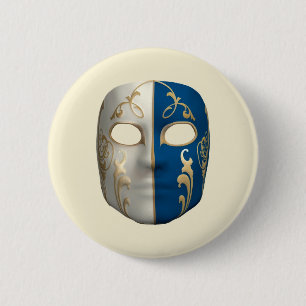 Karnevalsmaske Button