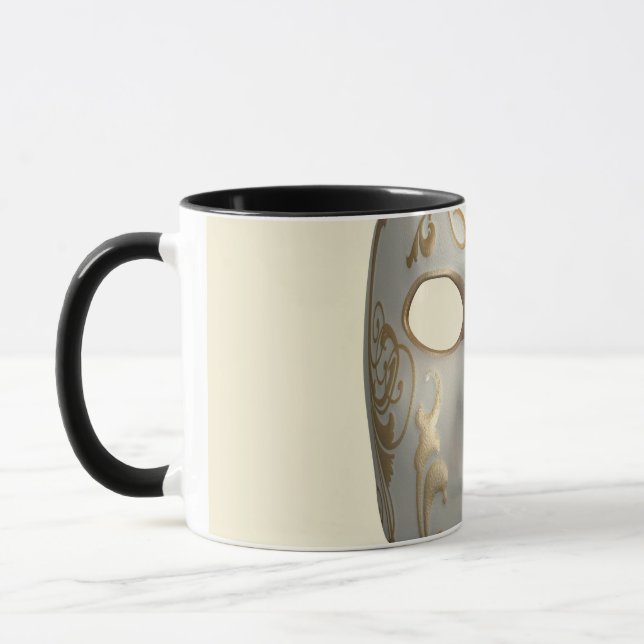 Karnevalsmaske Tasse (Links)