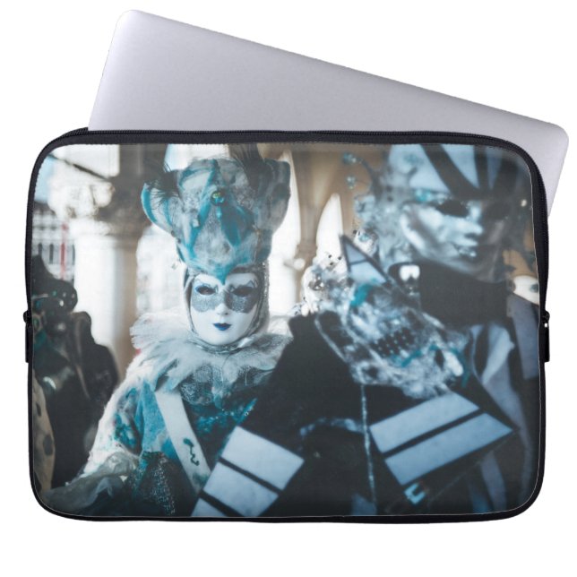 Karnevalsmasken in Venedig, Italien Laptopschutzhülle (Vorderseite)