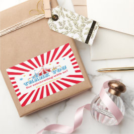 Karnevalsparty Rechteckiger Aufkleber