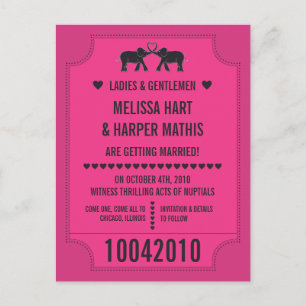 Karnevalstkarte Save the Date Postkarte