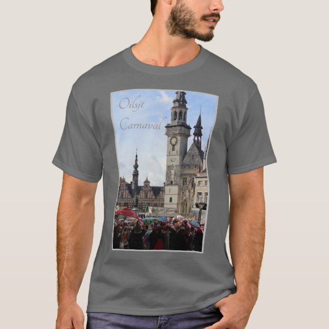 Karnevalswoche, Aalst, Belgien T-Shirt (Vorderseite)