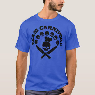 Karnivos Schädelmesser Grillen Spaß Metzgerin2 T-Shirt