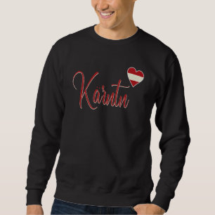 Kärnten Österreich Klagenfurt Wandern traditionell Sweatshirt