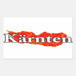 Kärnten Rechteckiger Aufkleber