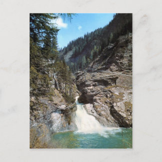 Karnten, Wasserfall Postkarte