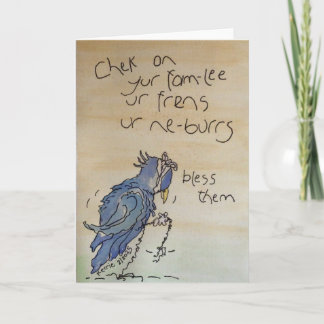 Karo auf... dankeskarte