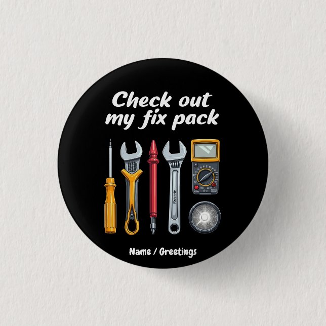 Karo aus meinem Fixpack für das Premium-Kit Button (Vorderseite)