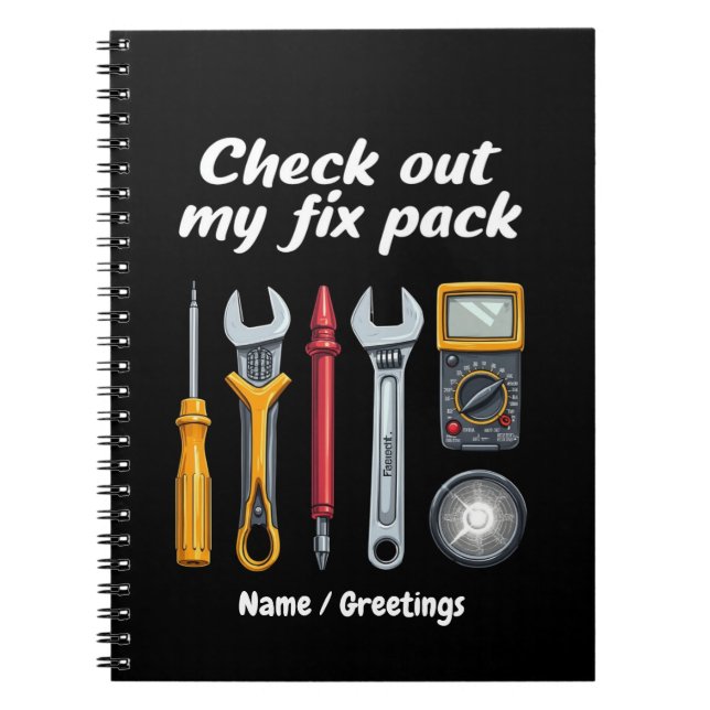 Karo aus meinem Fixpack für das Premium-Kit Notizblock (Vorderseite)